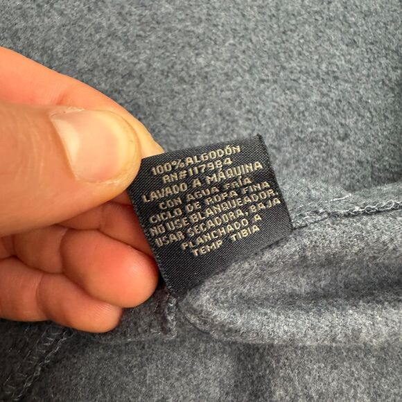 Grizzy Mountain Flannel Shacket Shirt Mens Medium Blue Heavyweight Cotton Work - Picture 7 of 13